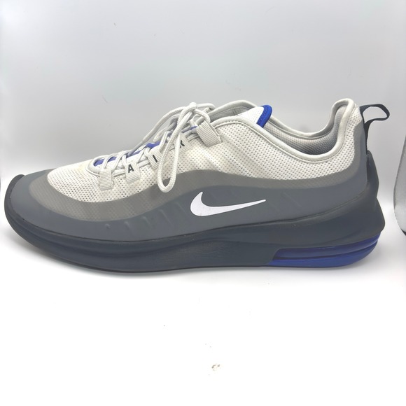 Nike Air Max Axis AA2146-016 Gray White Blue Running Shoes Sneakers Mens Size 11 - Picture 2 of 9